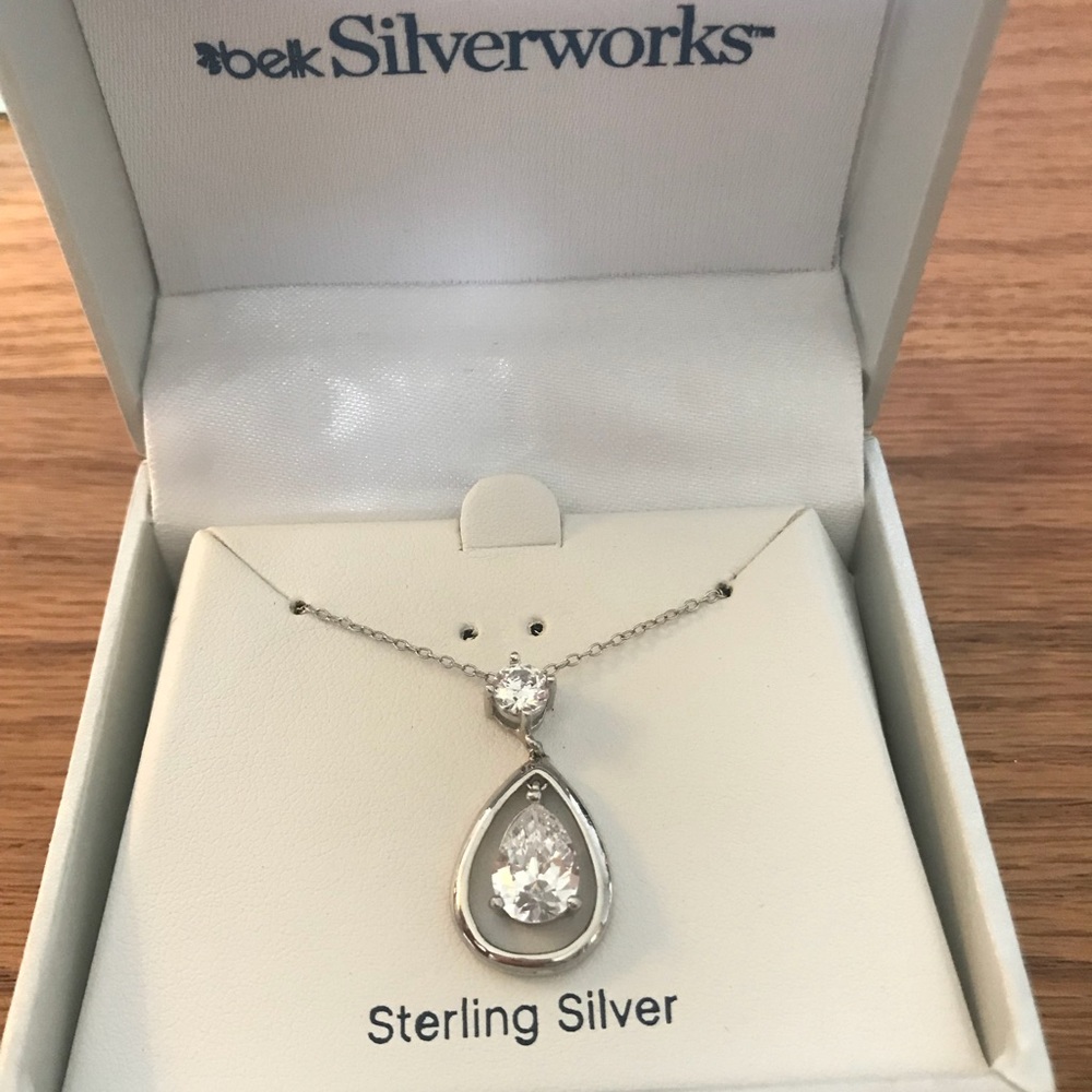 Sterling 🌠 Silver CZ Necklace